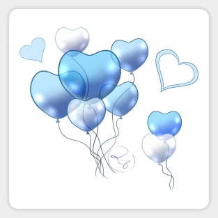 heart baloon Magnet